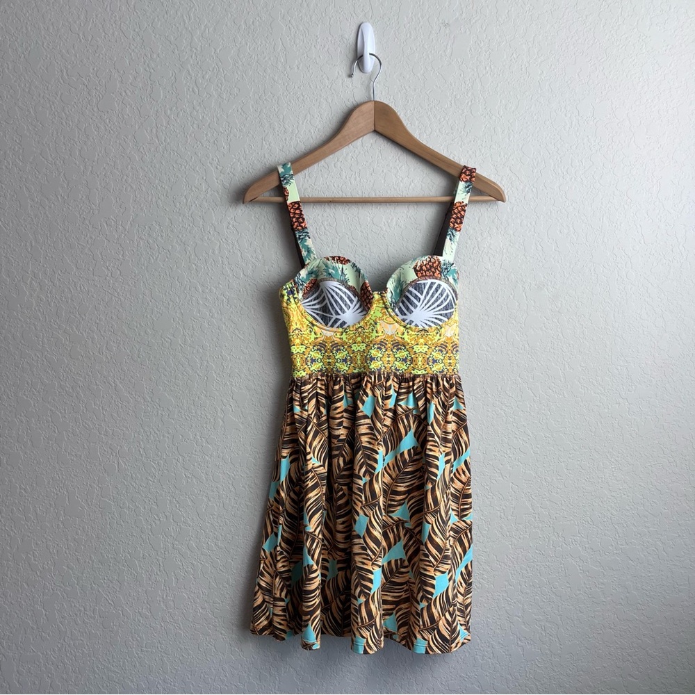 Maaji Lavender Lemonade Dress A Line Pleated Mini - Picture 3 of 12